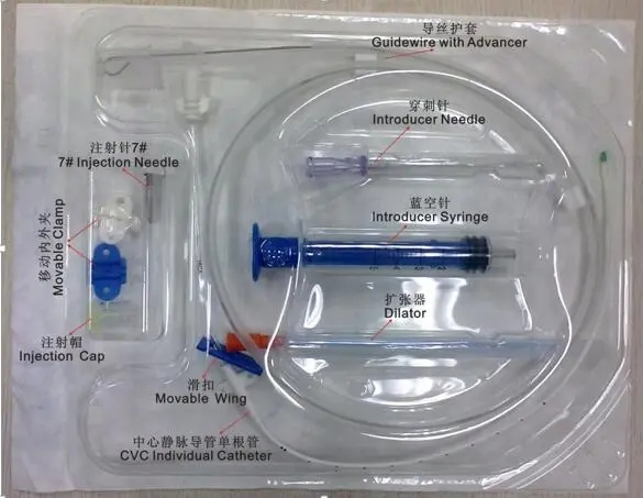 OEM Branded Shipping Carton Venous Catheter Set with Custom Logo