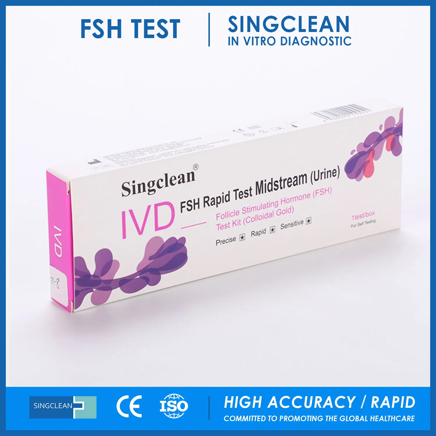 Singclean Malaria Antigen Test Kit (Immunochromatography) Rapid Test Kit Combo