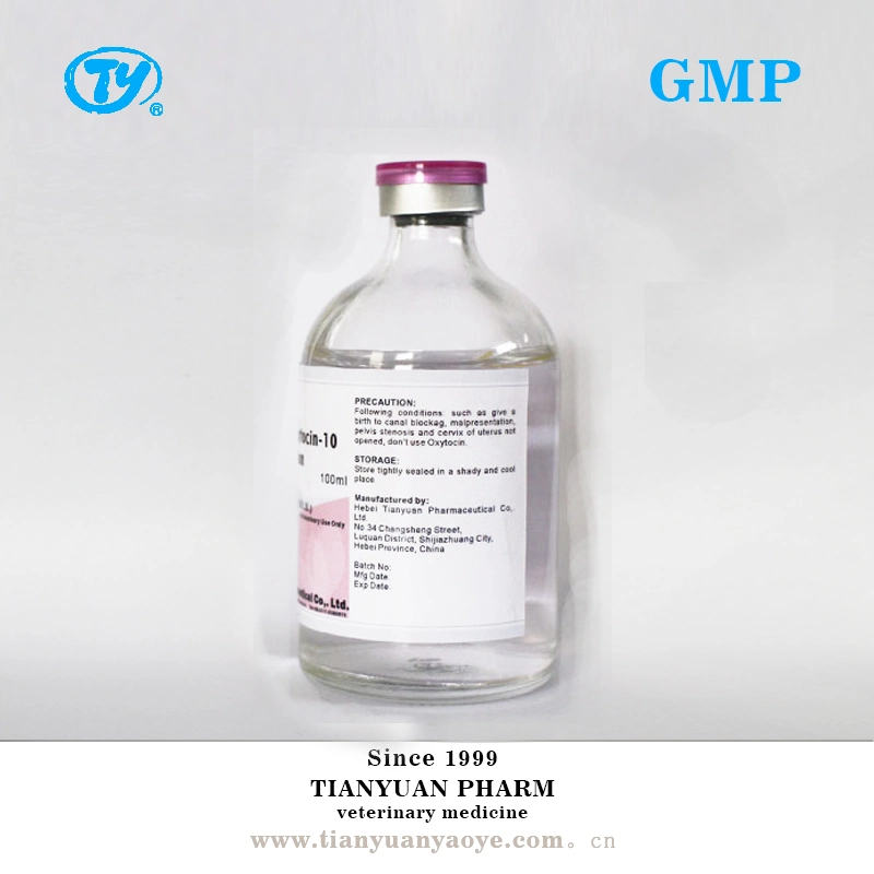 China GMP Animal Drug Oxytocin Injection for Anti-Allergic Agents Anti-Inflammatory Veterinary Medicine for Cattle Calves Sheep Goats Horses Dogs Cats Pets Use