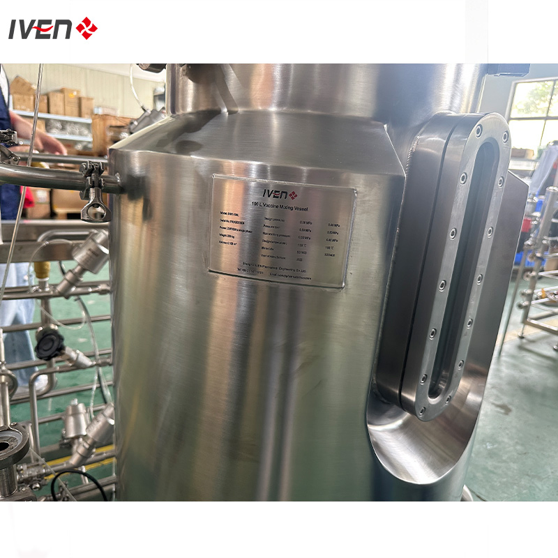 CE Approved Vaccine Blending Vessel /Vaccination Solution Mixer /Biologic Drug Formulation Mixing Tank