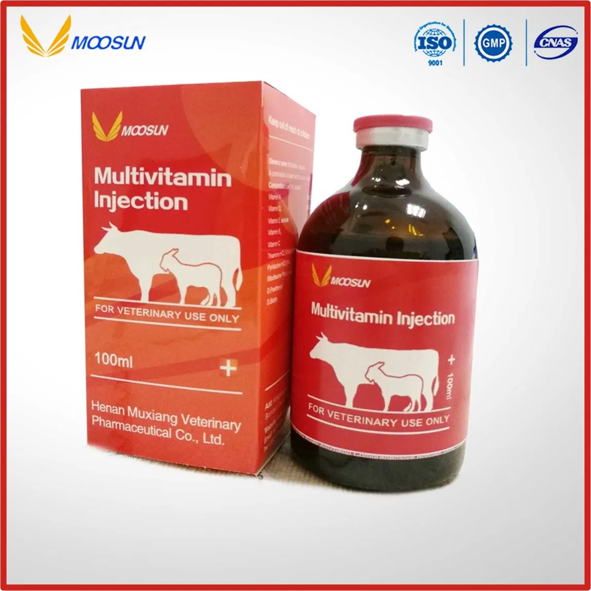GMP Factory Flunixin Injection 5% for Animal Anti-Inflammatory and Analgesic