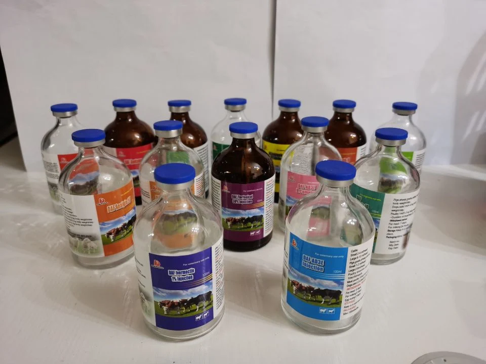 Amoxicillin 15% Veterinary Injectable Drugs 50ml 100ml Cattle Sheep