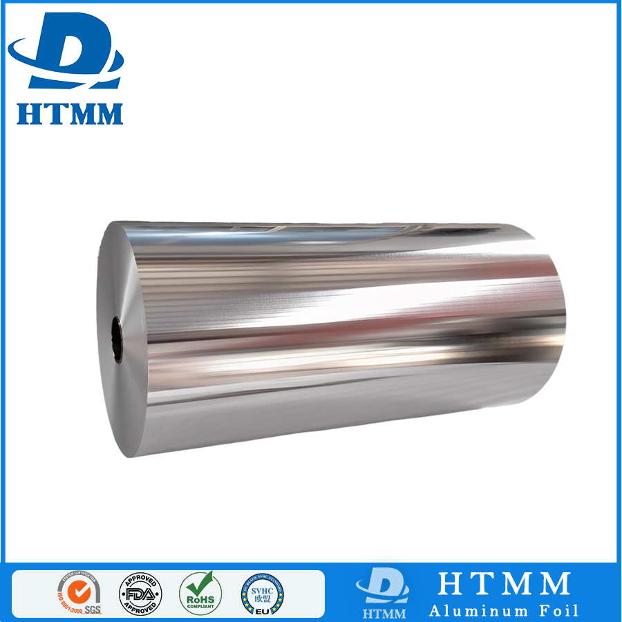 High Speed Printing Grade Jumbo Aluminum Foil Roll 10 Micron 6.35 Micron for Custom Branded Chocolate Coin Wrap