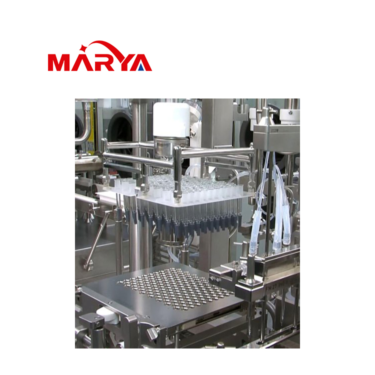 Marya ISO 5/GMP-Compliant Prefilled Syringe Filling Line with Vhp Sterilization for Mrna Vaccines &amp; Biologics