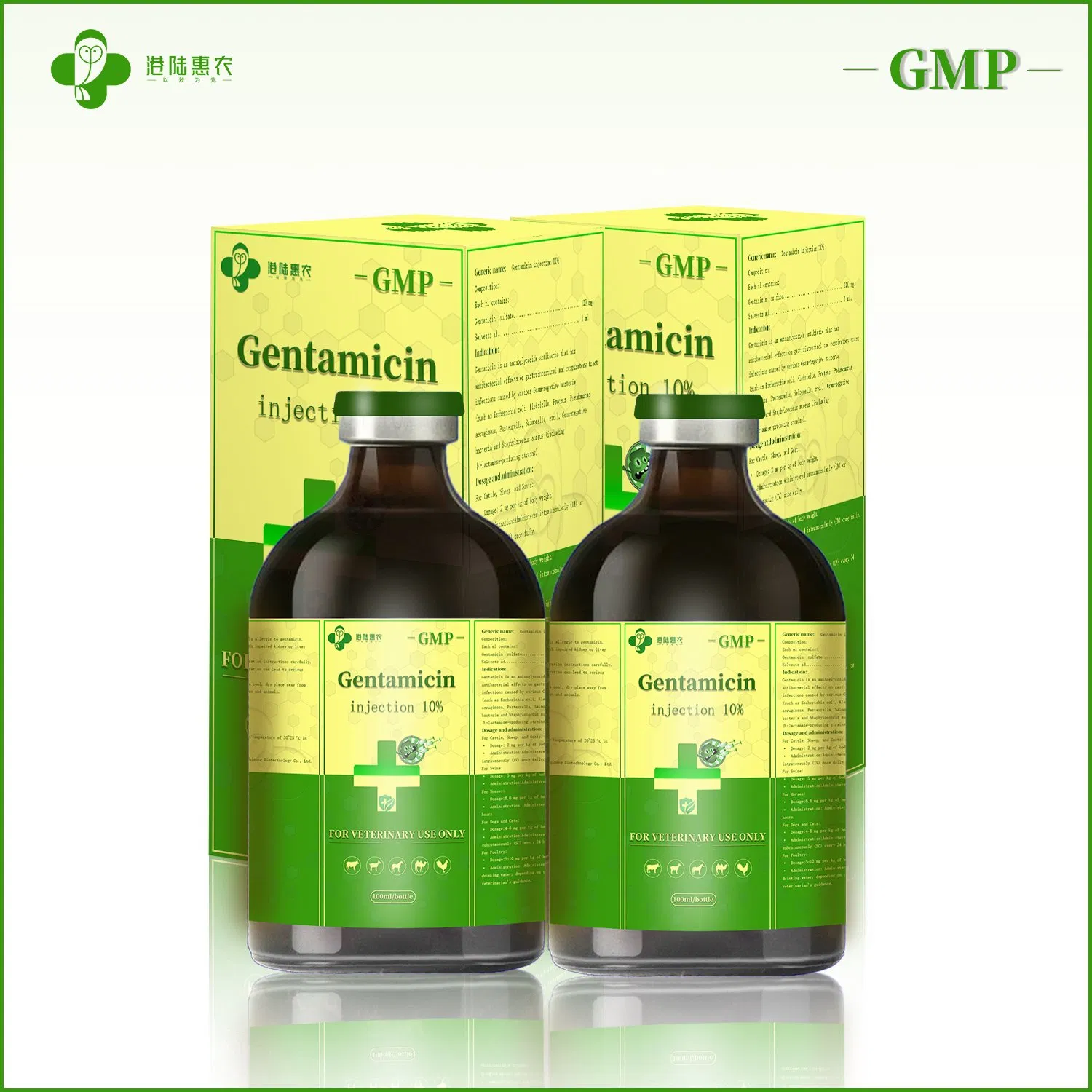Highest Cost Performance Chickens Poultry Medicine Broad-Spectrum Antibiotics Gentamicin Injection 5% 10% Veterinary Pharmaceutical Drugs with Best Price