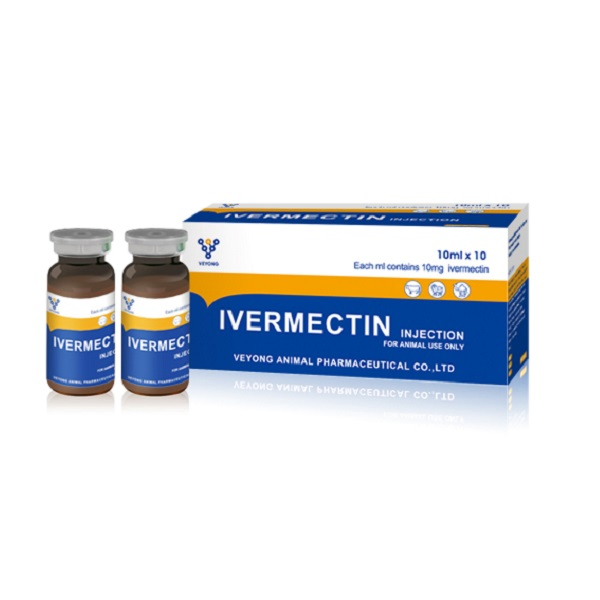 Sheep Medicine Deworming Liquid 50ml Plastic Bottle Ivermectin Injection 1% Veterinary Drug for Cow Injection D'ivermectine