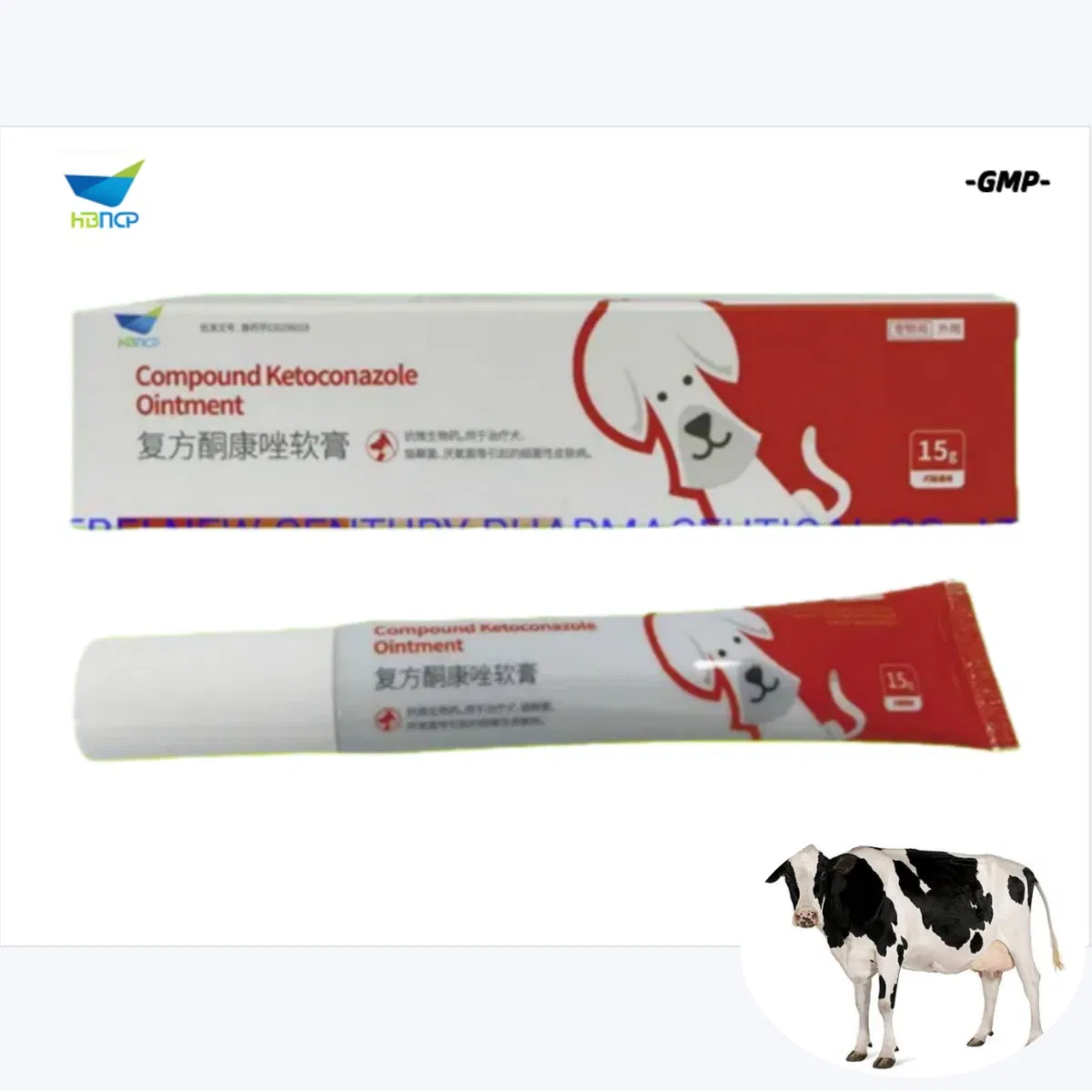 Wholesale Veterinary Drug Grade Compound Ketoconazole Ointment for Pets Animals Skin Fungi Infection