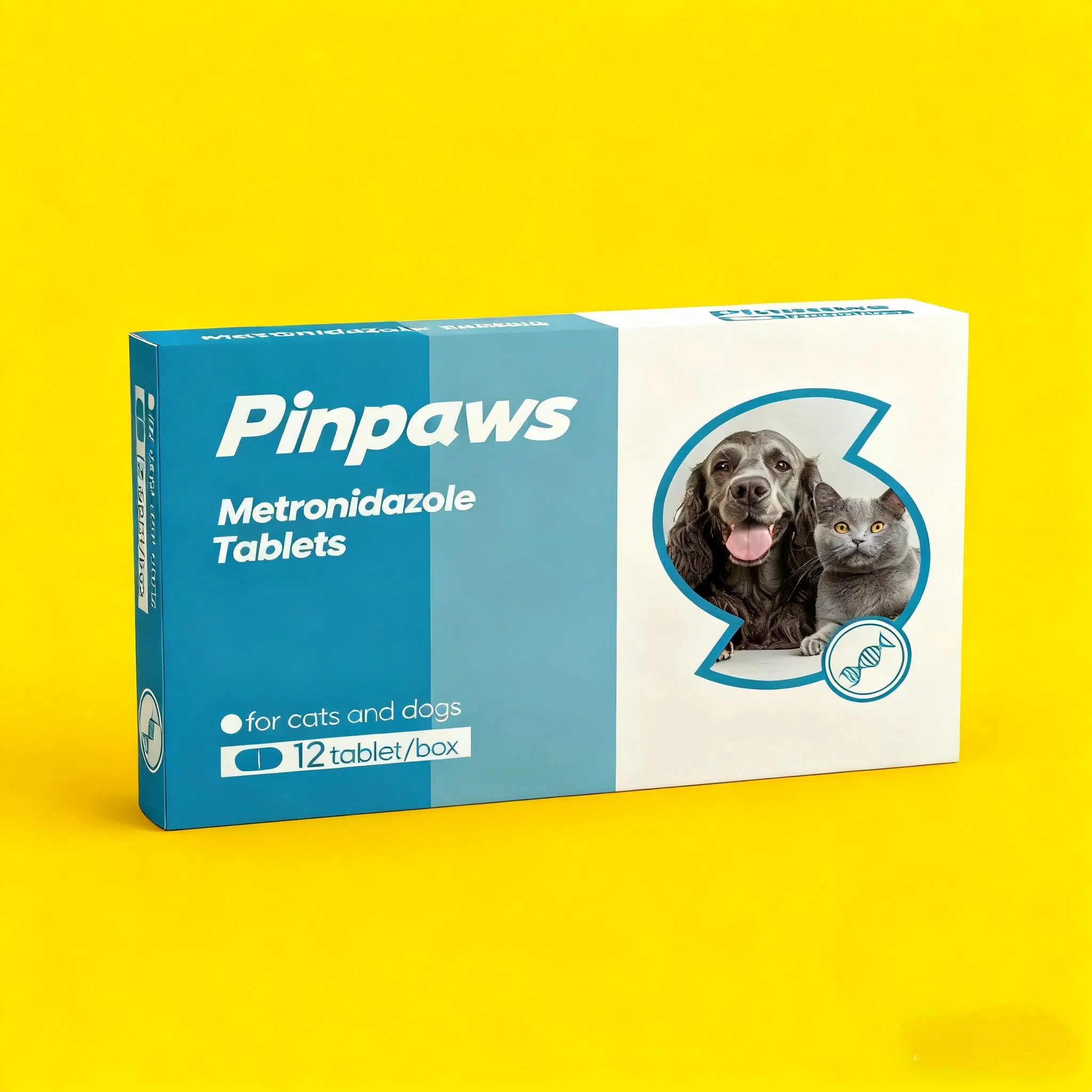 Generic Metronidazole Tablets for Giardiasis and Trichomoniasis Treatment in Pets