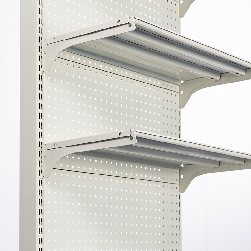 Double Sided Branded Supermarket Shelf for Retail Stores with Custom Graphics