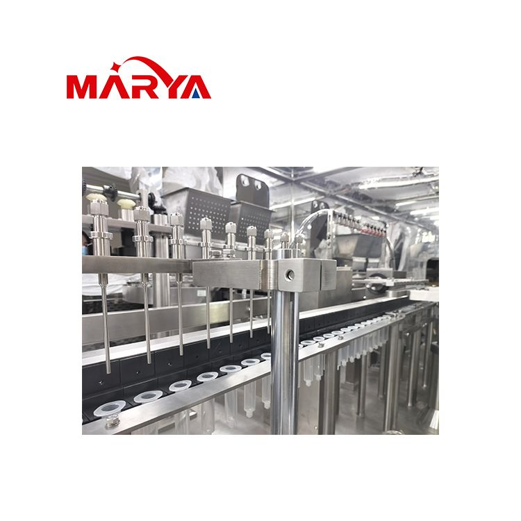 Marya ISO 5/GMP-Compliant Prefilled Syringe Filling Line with Vhp Sterilization for Mrna Vaccines &amp; Biologics