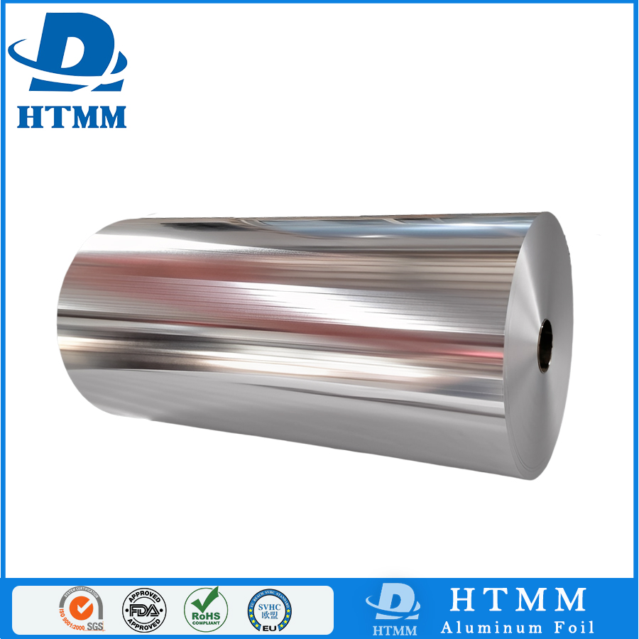 High Speed Printing Grade Jumbo Aluminum Foil Roll 10 Micron 6.35 Micron for Custom Branded Chocolate Coin Wrap