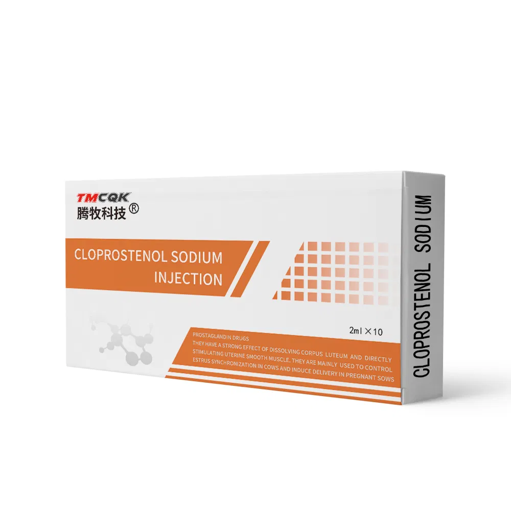 High Quality Veterinary Hormone Injection Cloprostenol Sodium for Livestock, Cats and Dogs