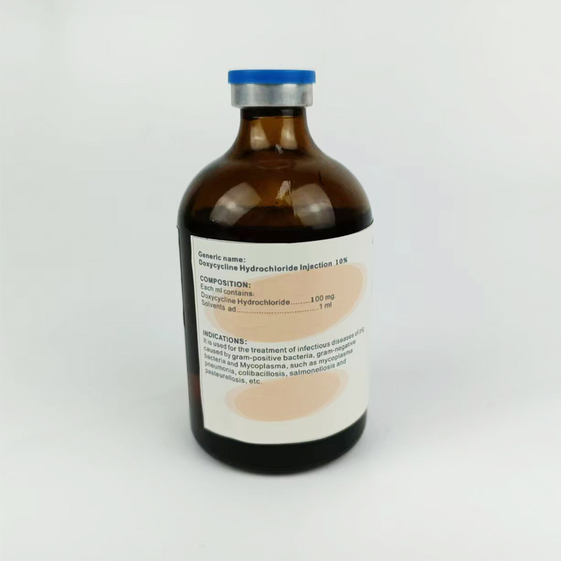 Hot Selling Doxycycline Hydrochloride Injection Veterinary Medicine Livestock Drug