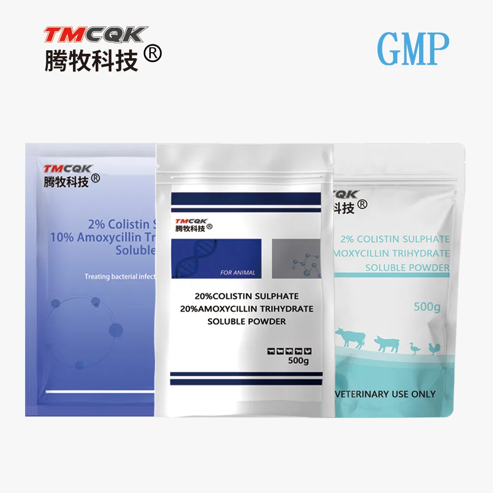 Chicken, Duck, Pig, Cattle and Sheep Use Colistin Sulfate and Amoxicillin Trihydrate Soluble Powder Anti-Inflammatory Drugs