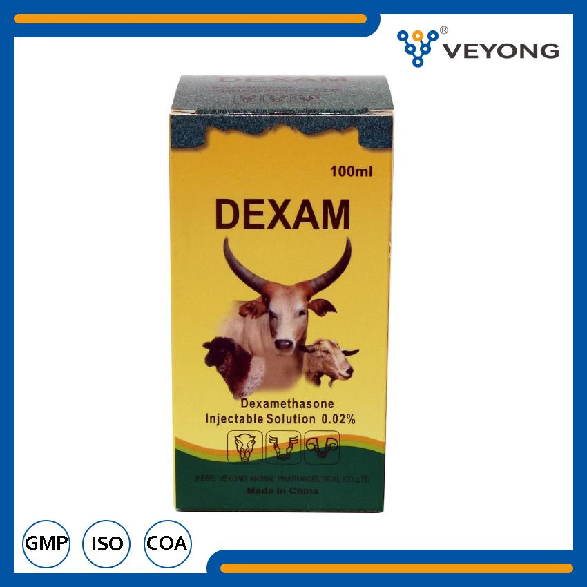 China Supplier Animal Drug 0.02% Dexamethasone Injection Veterinary Medicine for Cattle