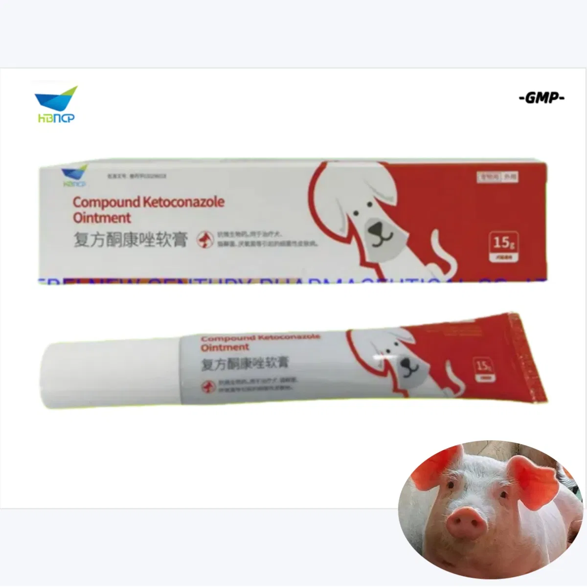 Wholesale Veterinary Drug Grade Compound Ketoconazole Ointment for Pets Animals Skin Fungi Infection