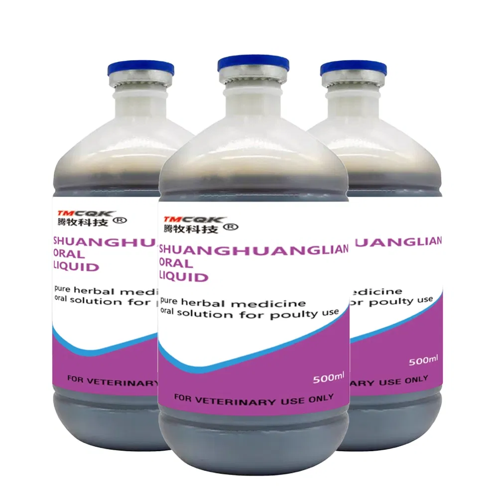 Shuanghuanglian Oral Liquid Veterinary Medicine, Heat-Clearing and Detoxifying for Pigs, Cattle and Sheep, Antiviral for Chickens, Ducks, Geese and Pigeons
