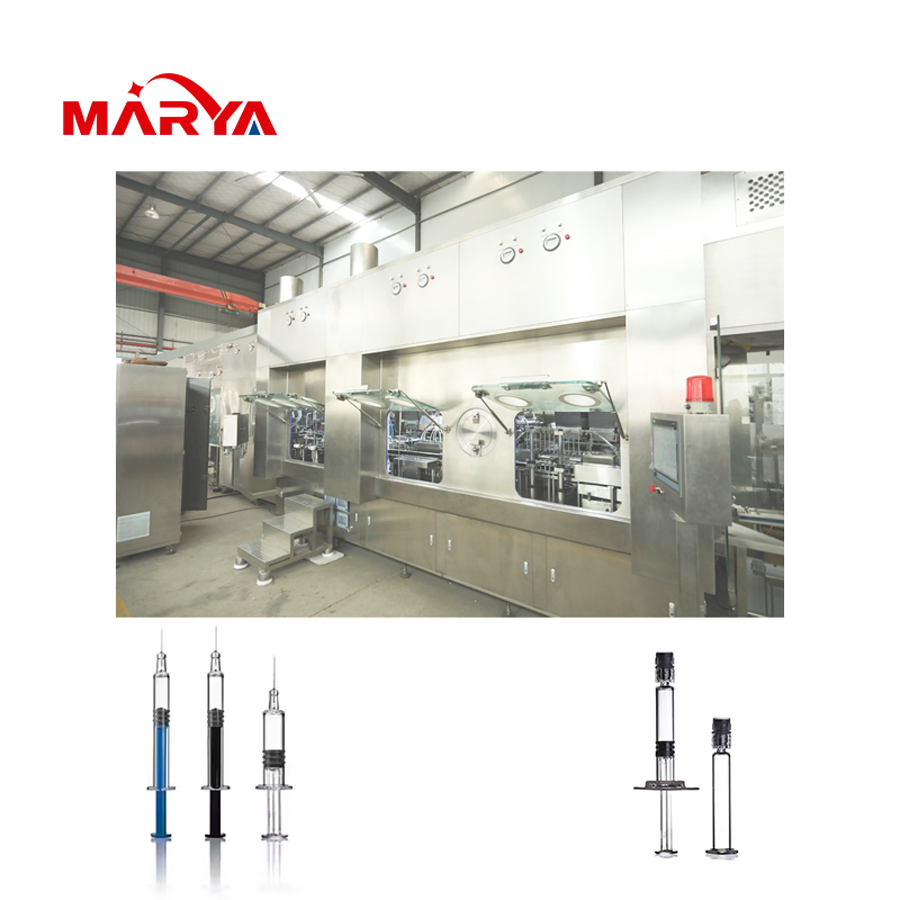 Marya ISO 5/GMP-Compliant Prefilled Syringe Filling Line with Vhp Sterilization for Mrna Vaccines &amp; Biologics