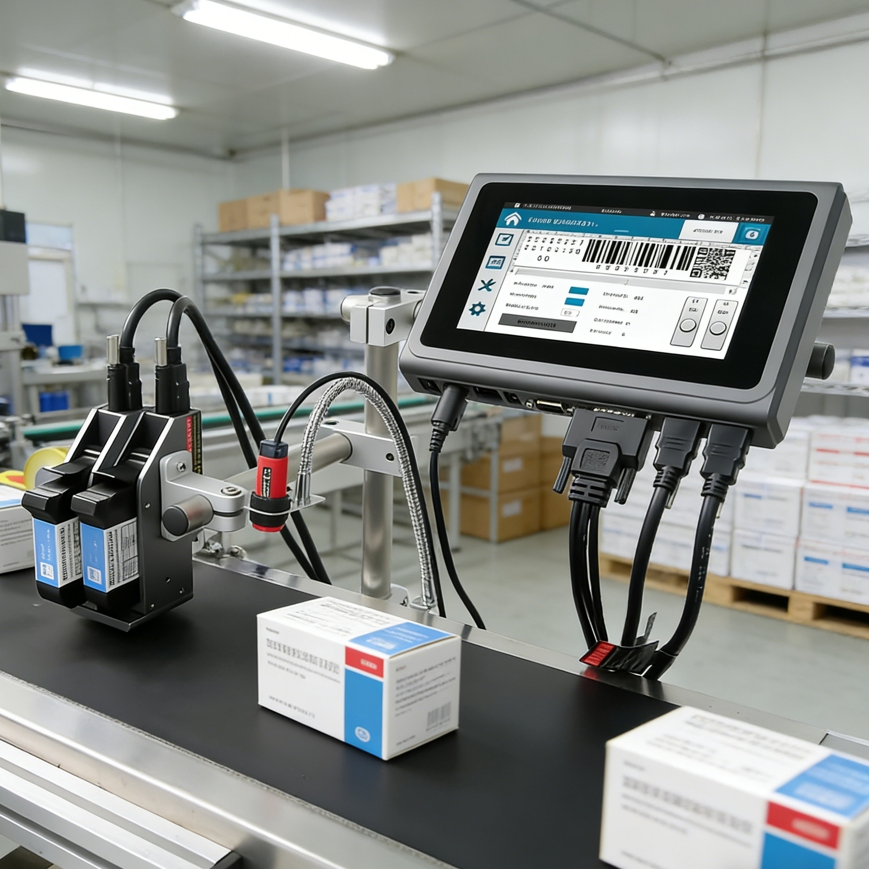 Docod T200e Industrial Thermal Inkjet Printer Tij Expiry Date Printing Machine with Custom Casing for Branded Production Lines