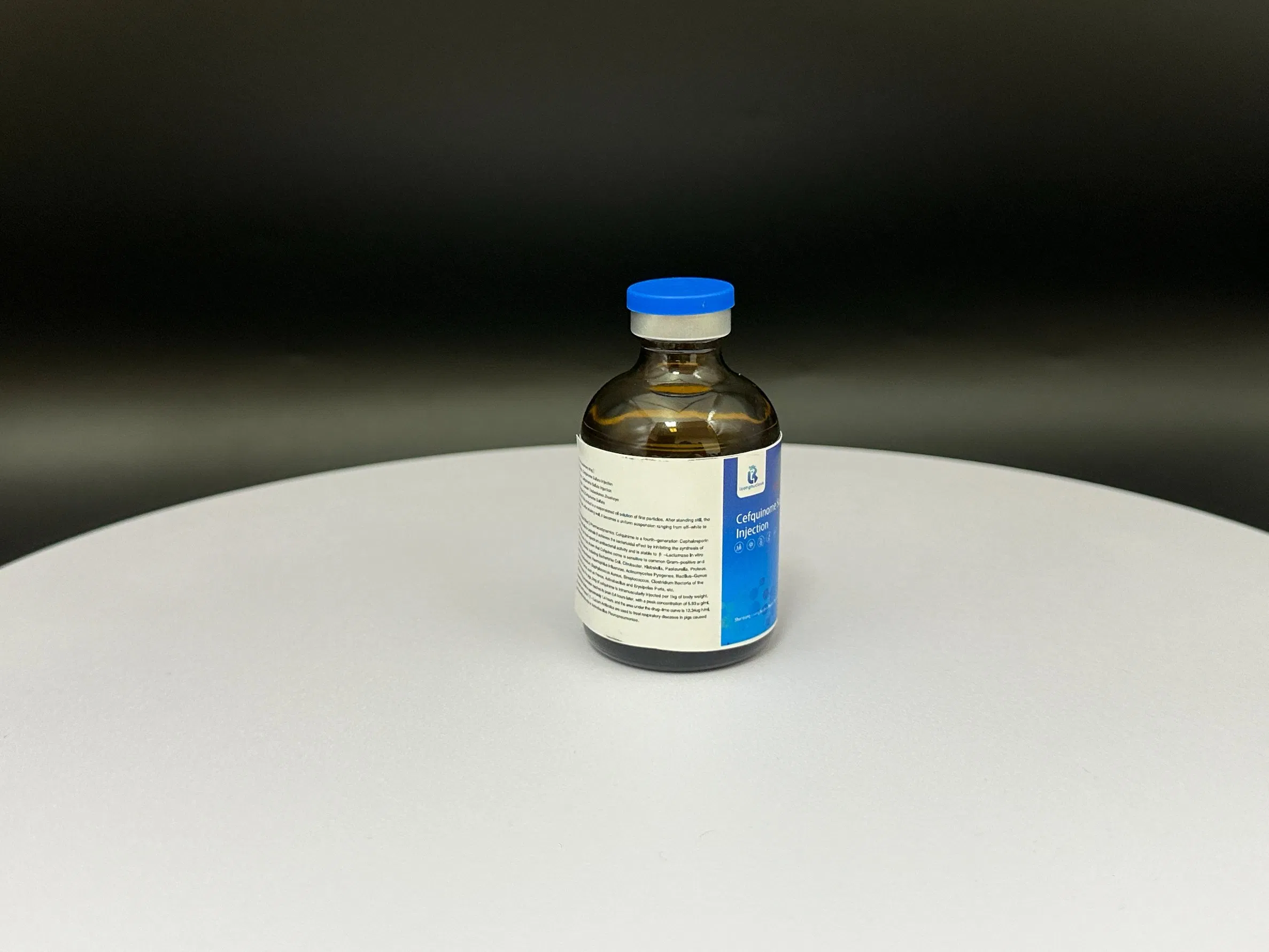 High Content Veterinary Medicine Cefquinome Sulfate Injection Animal Antibiotic Drug for Poultry Cattle Sheep Pig