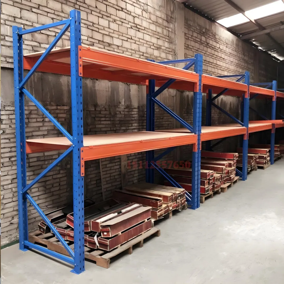 UK Warehouse Shelving Easy-to-Install Reusable Storage Shelves Wholesale Metal Racking Systems Corporate Logo Branded Shelving USA Pallet Racks