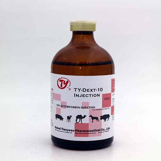 GMP China Manufacturer Veterinary Drugs of 10% Iron-Dextrin Plus Injection (50ml/100ml)