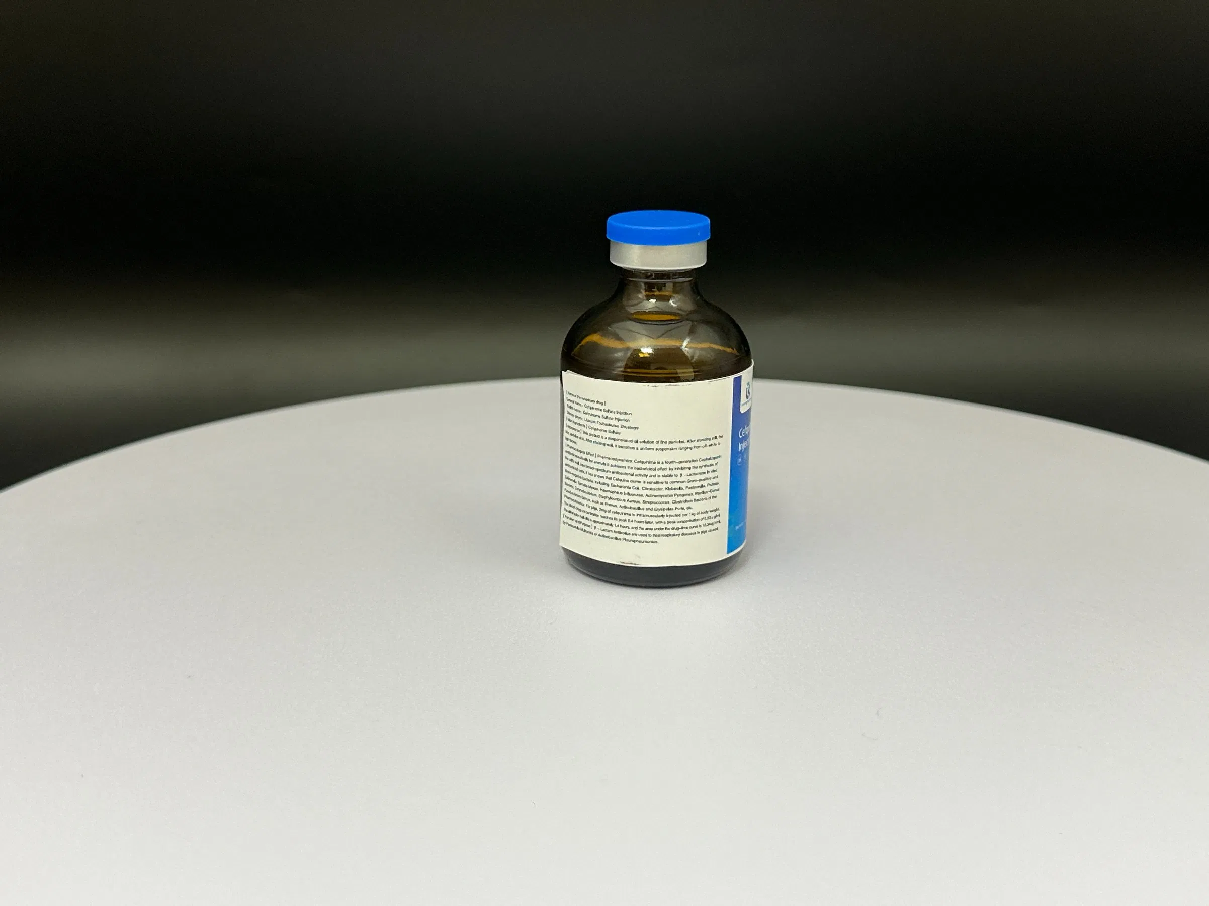 High Content Veterinary Medicine Cefquinome Sulfate Injection Animal Antibiotic Drug for Poultry Cattle Sheep Pig