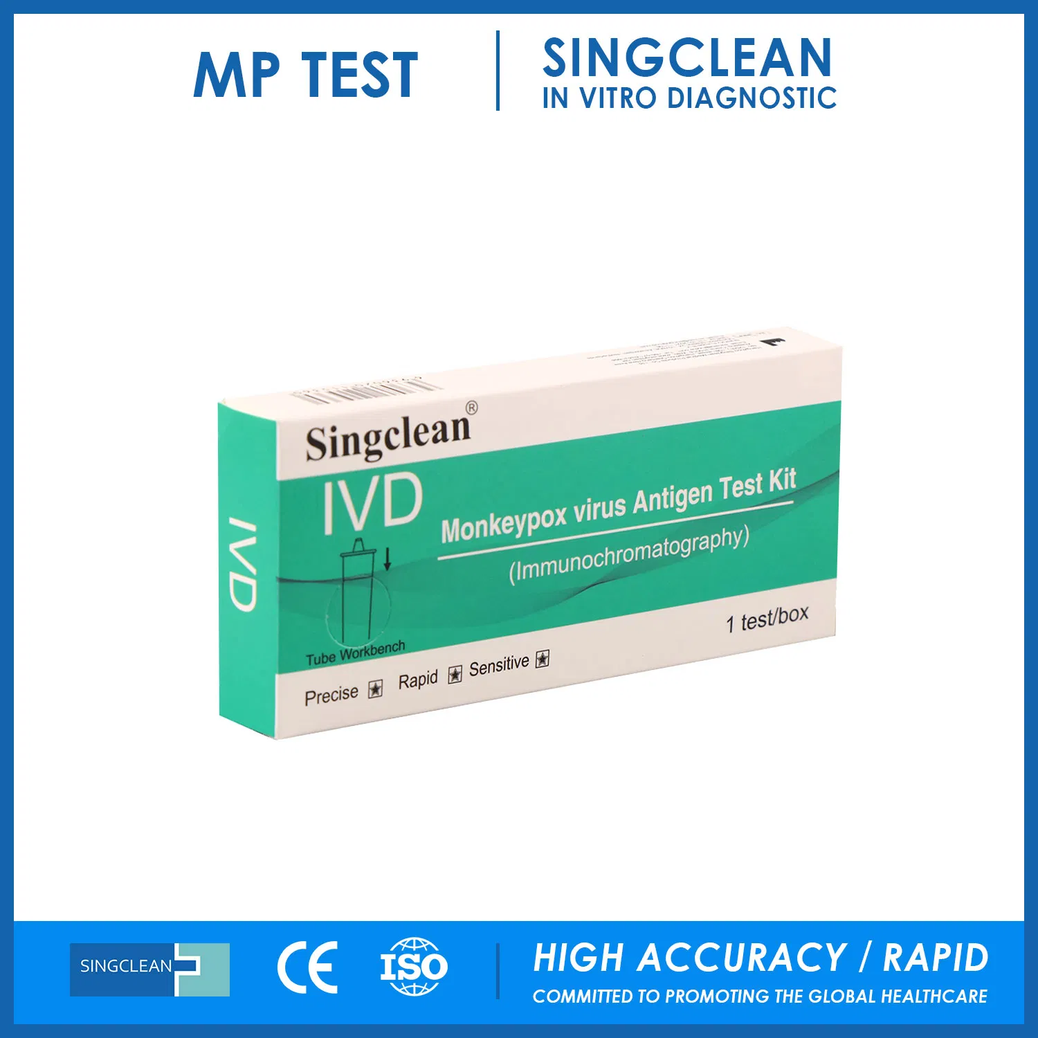Singclean Malaria Antigen Test Kit (Immunochromatography) Rapid Test Kit Combo