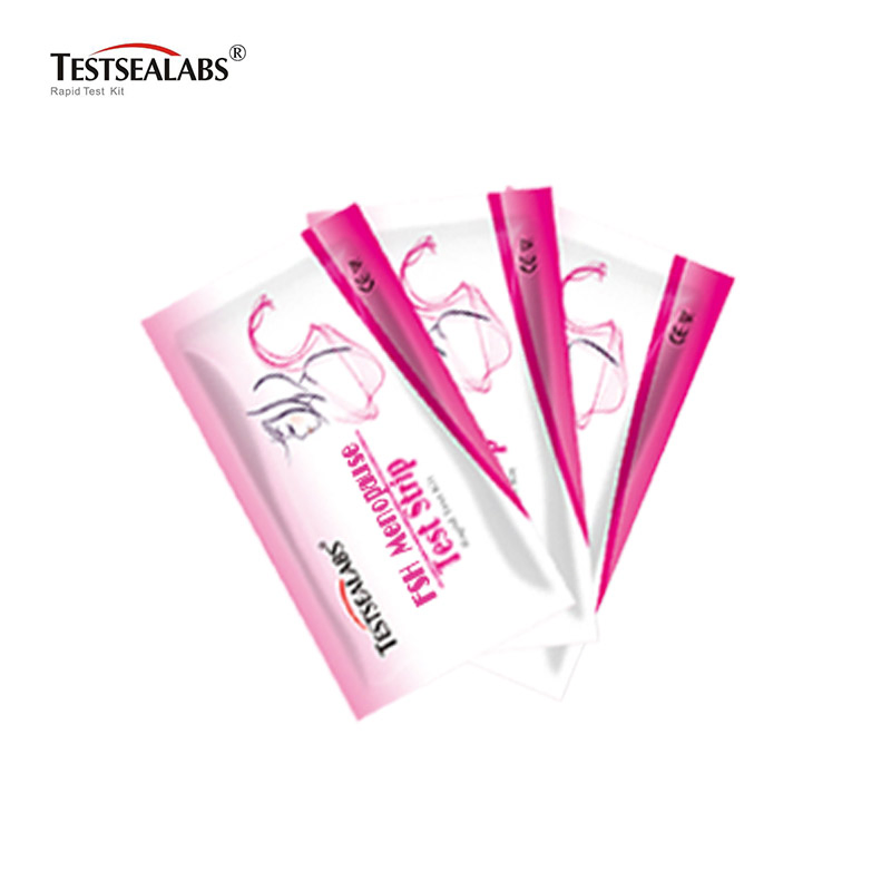 Female Fertility Midstream/Menopause Test Kits Fsh Test Strip One Step Hormonal Disorders Analysis