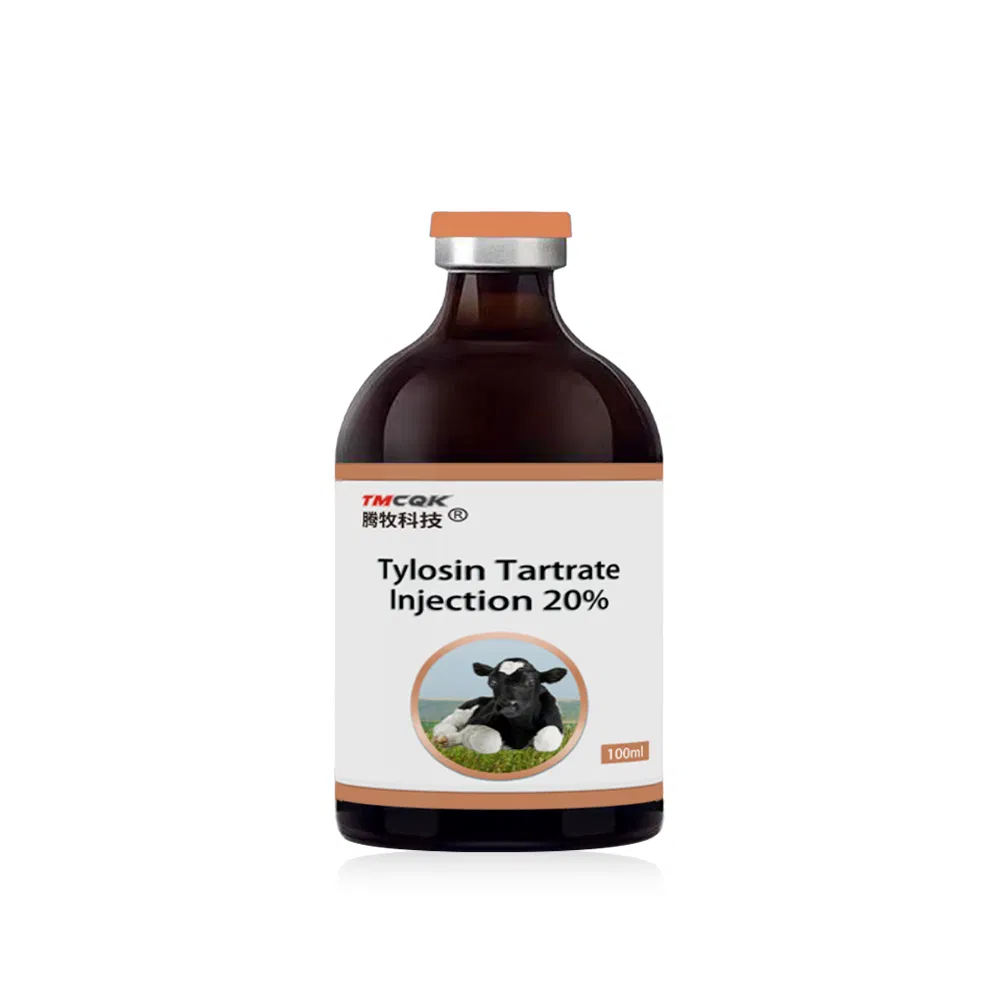 Veterinary Drug Manufacturers Direct Sales of Antibiotics Tylosin Tartrate Injection GMP Factory Low Price