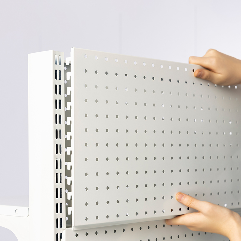 Double Sided Branded Supermarket Shelf for Retail Stores with Custom Graphics