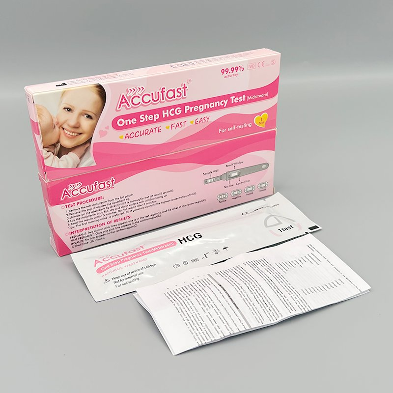 One Step HCG Quick Test Strip Kit HCG One Step Pregnancy Test From High Quality Manufacturer