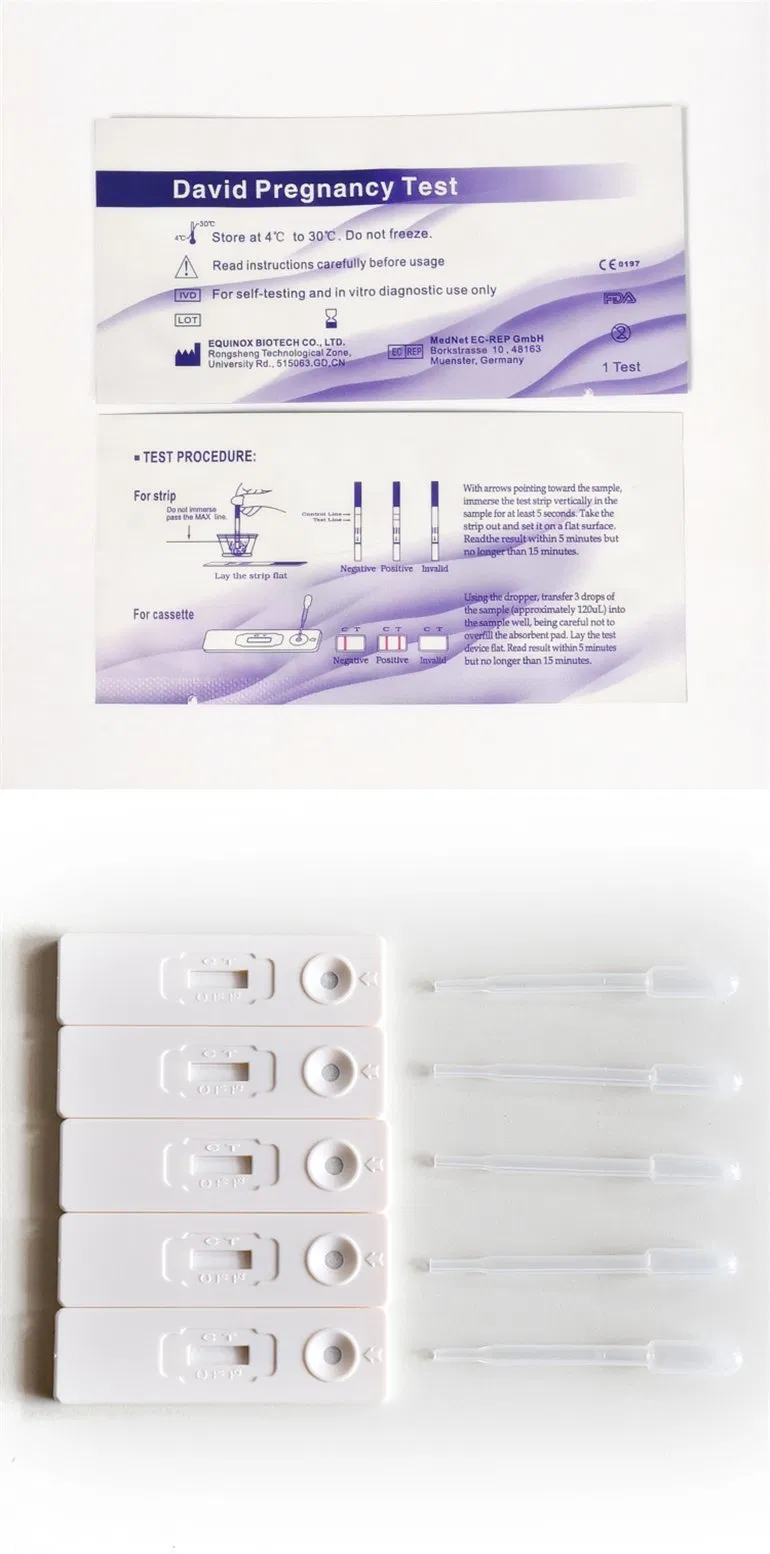 HCG Test Components