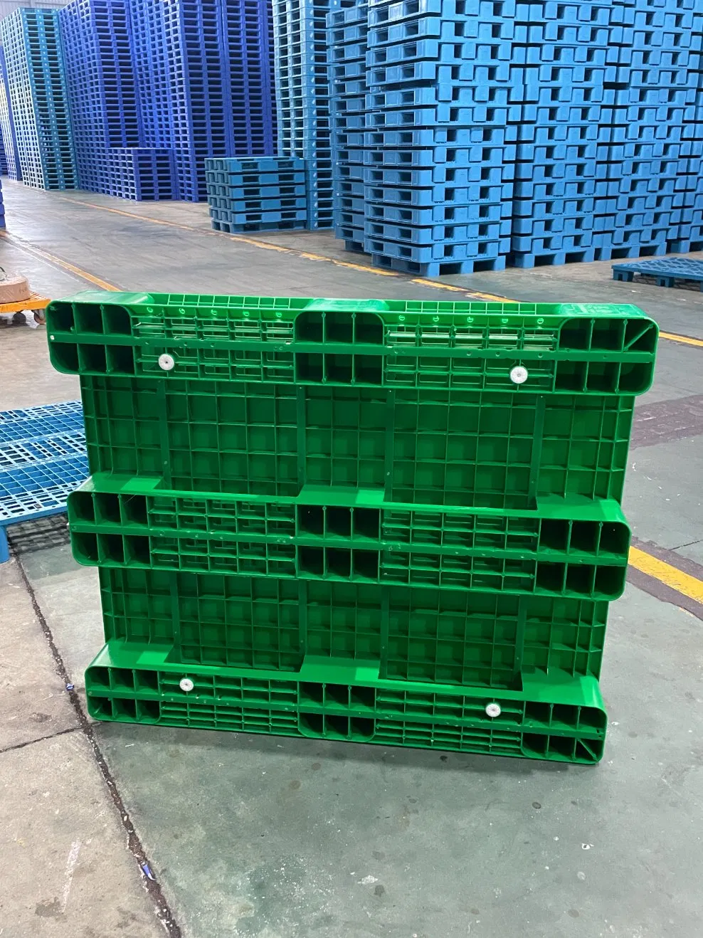 Custom Logo Container Plastic Pallet for Branded Supply Chain Injection Molded Pallet