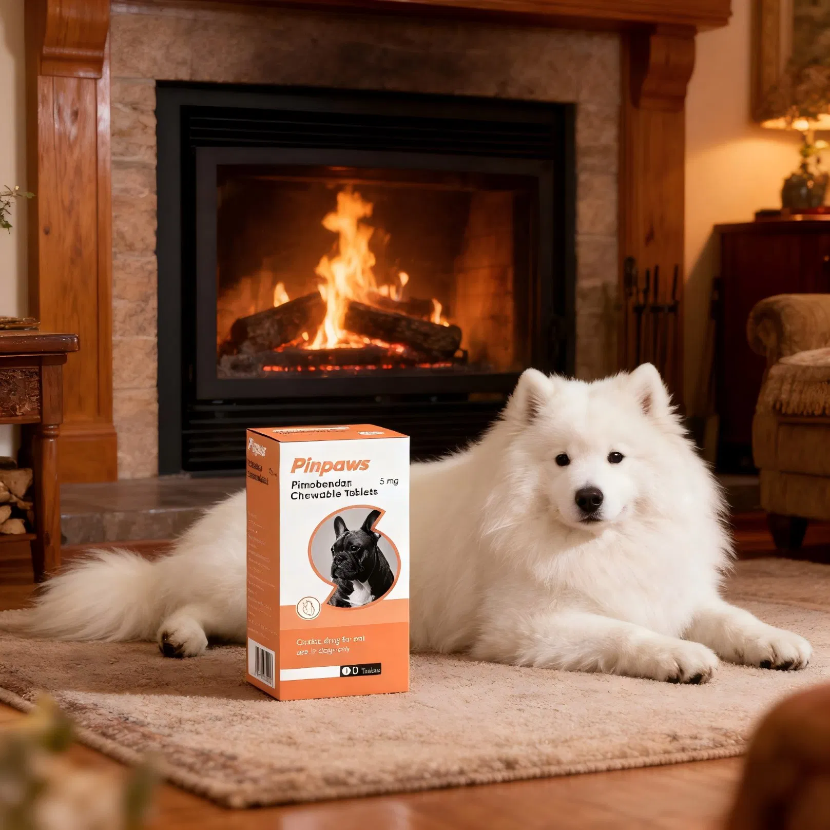 Beef Flavored Chewable Heart Tablets for Dogs Treatment of CHF Dcm Mmvd Palatable Medication