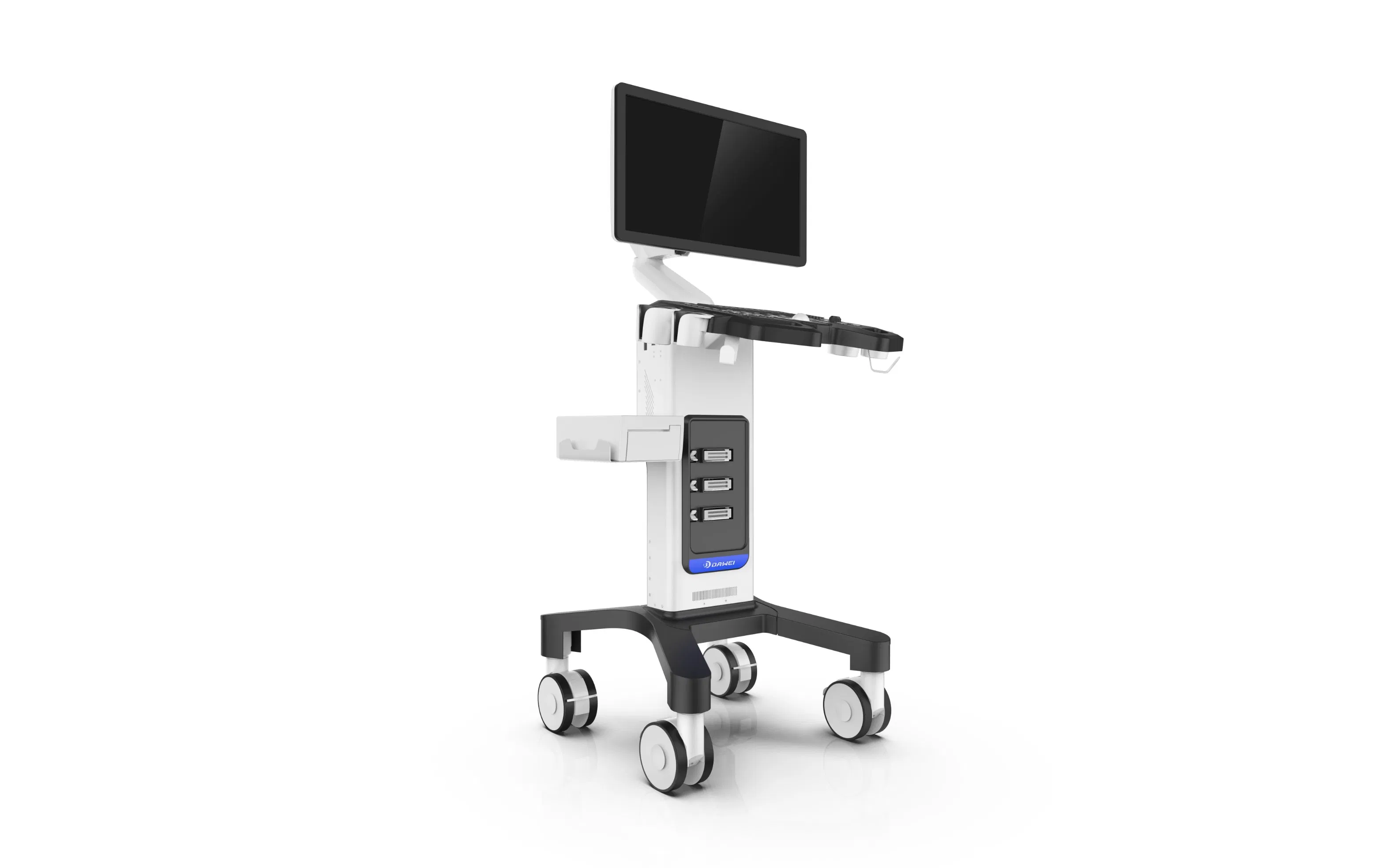Mobile Cart Trolley 2D Carotid Artery Vascular Doppler Ultrasound Scanner