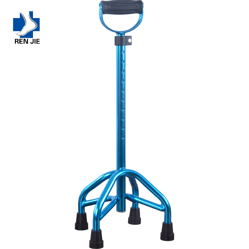 Rehabilitation Therapy Supplies Walking Aids Adjustable Aluminum Alloy Underarm Crutch for Disabled