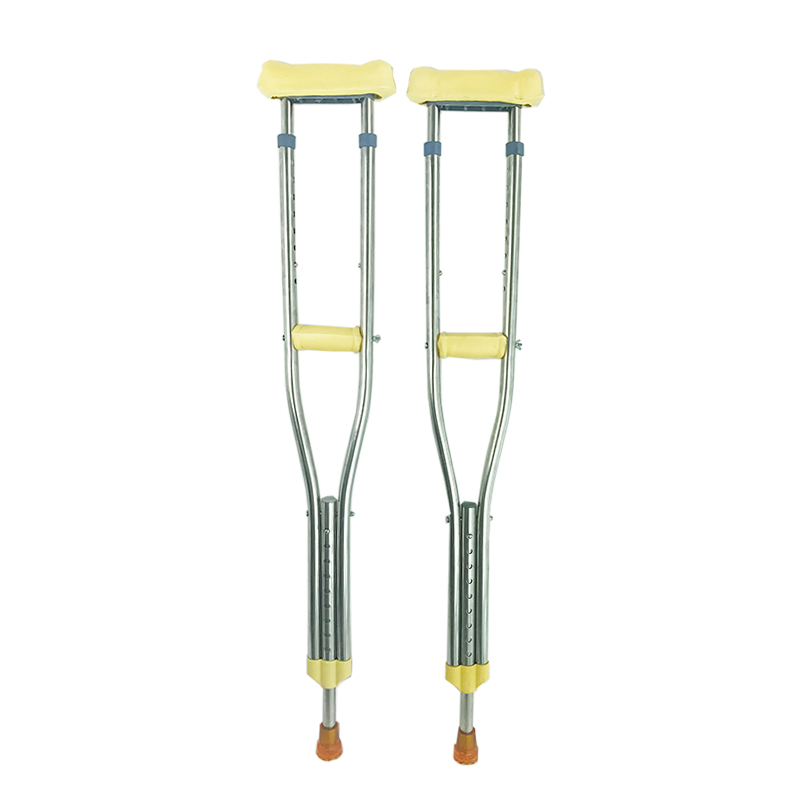 Adjustable Outdoor Aluminum Axillary Crutch Medical Under Arm Underarm Crutch Stick Buoyancy Aids Walking for Fracture
