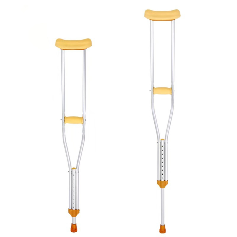 Health Care Adjustable Walking Aids Axillary Underarm Crutches for Disabled Person