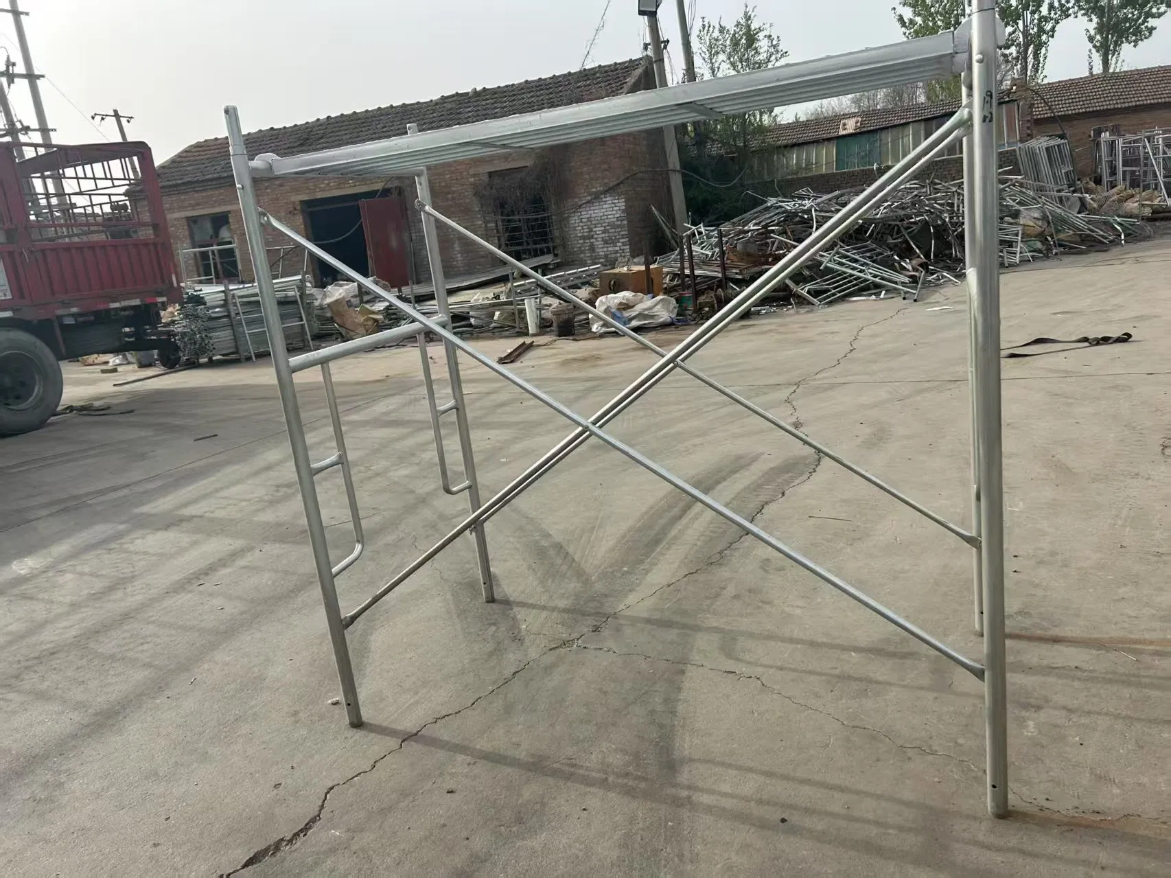 Colorful Foldable Galvanized Scaffold for Customized Renovation Projects