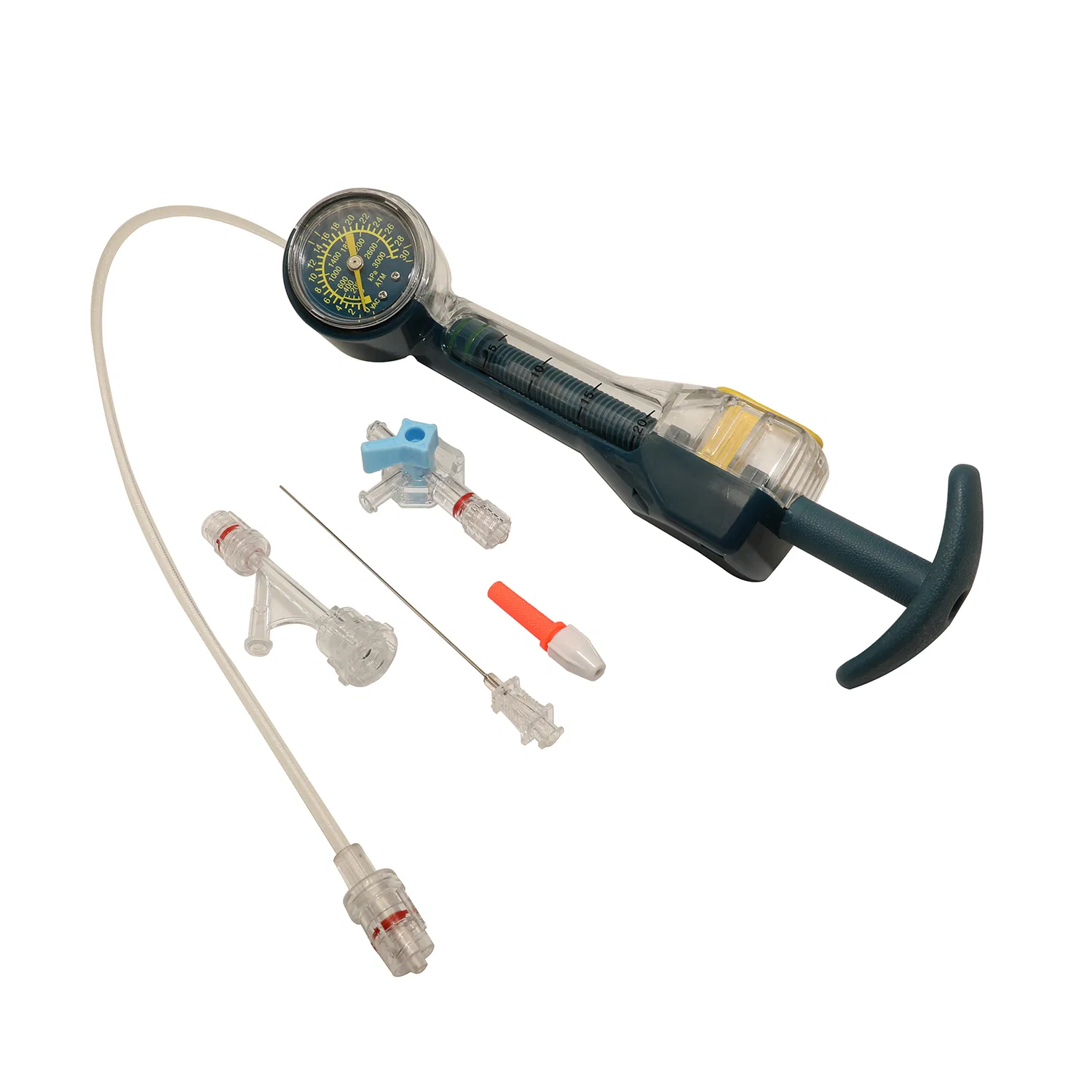 Balloon Expansion Pressure Pump Balloon Inflation Device Percutaneous Transluminal Coronary Angioplasty Ptca Surgery