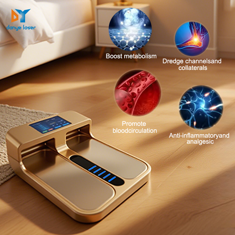 Terahertz Foot Massage Device Pemf for Chronic Pain Relief Olylife Thz P90