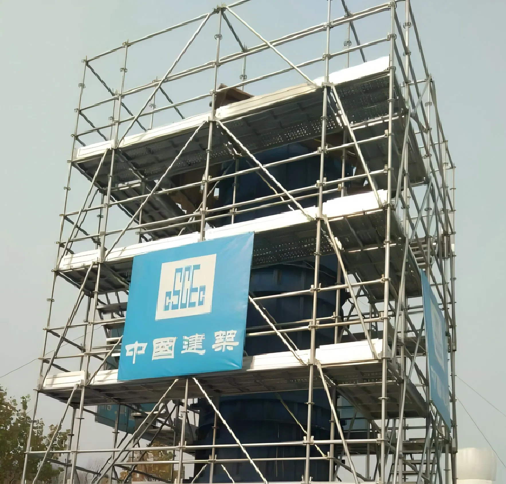 Versatile Electrophoresis Steel Scaffold for Global Construction Needs