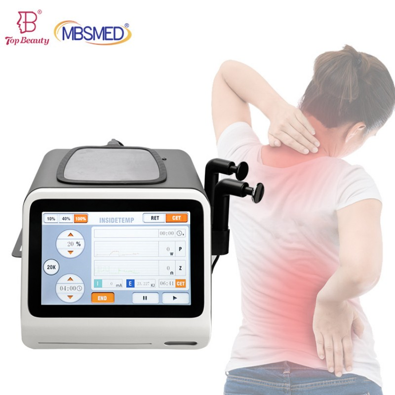 Portable 448kHz Indiba Tecar Therapy Device for Anti-Inflammation &amp; Chronic Pain Relief