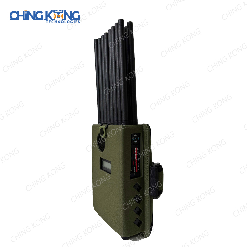 16 Antennas Total 16W GPS Bluetooth Wi-Fi 4G 5g Mobile Signal Jamming Devices Mobile Shielding Wireless Shielding Devices