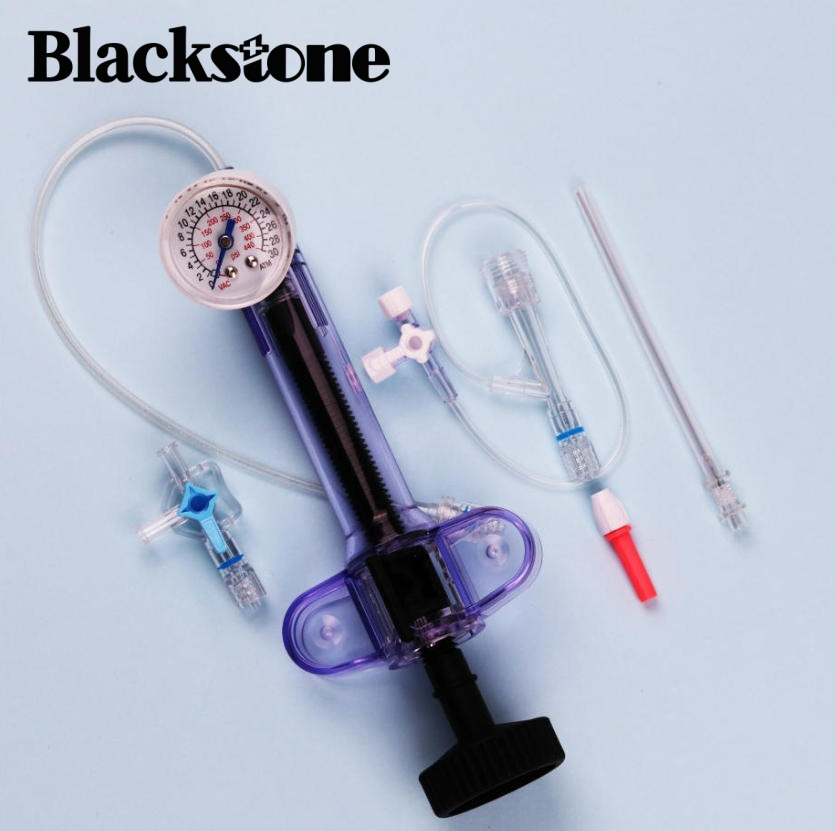 Disposable Supply Inflator Balloon Catheter Renal Artery Angioplasty Ptca Balloon Inflation Device