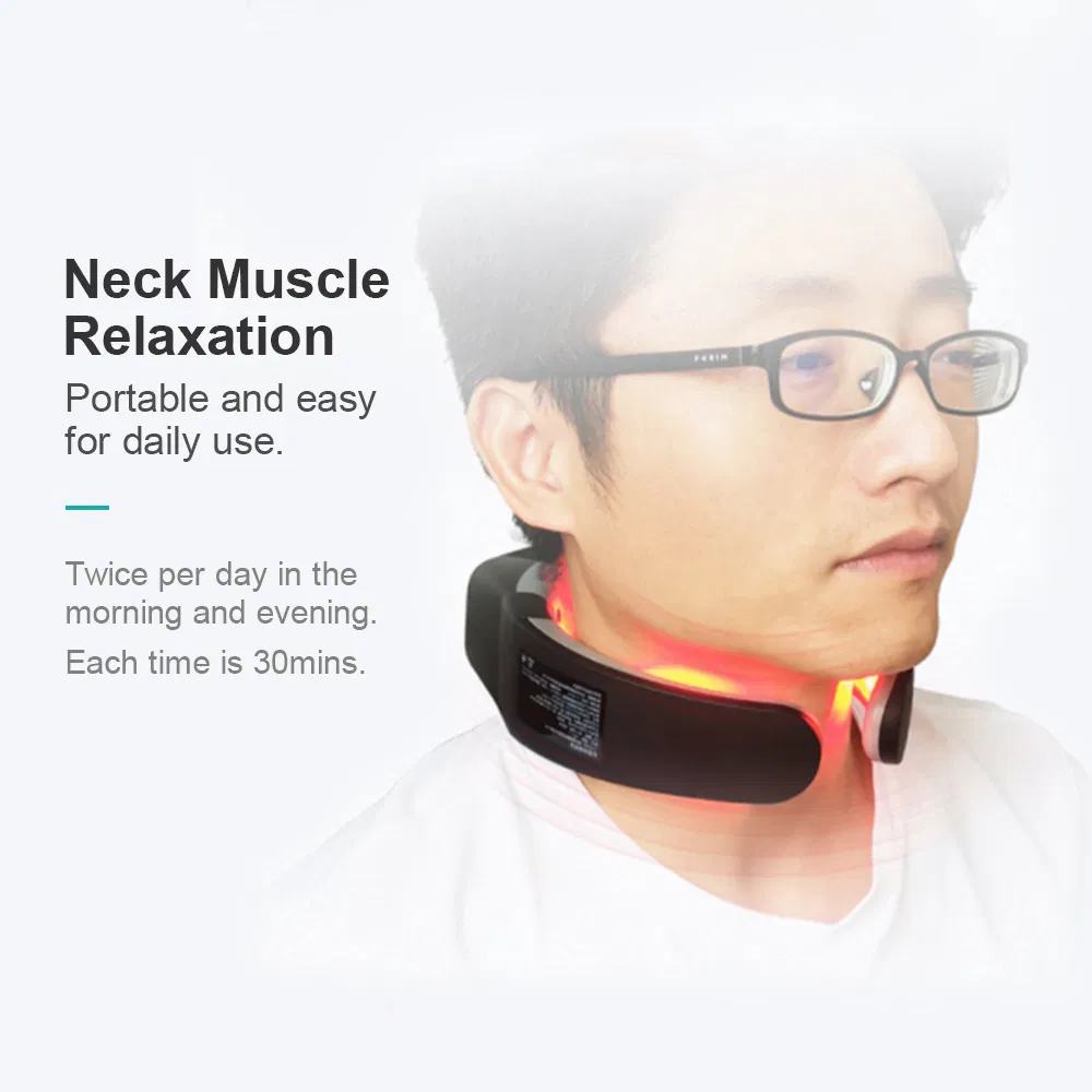 Home Use Medical Product Neck Red and Blue Light LED Therapy Carotid Artery Care Medical Product