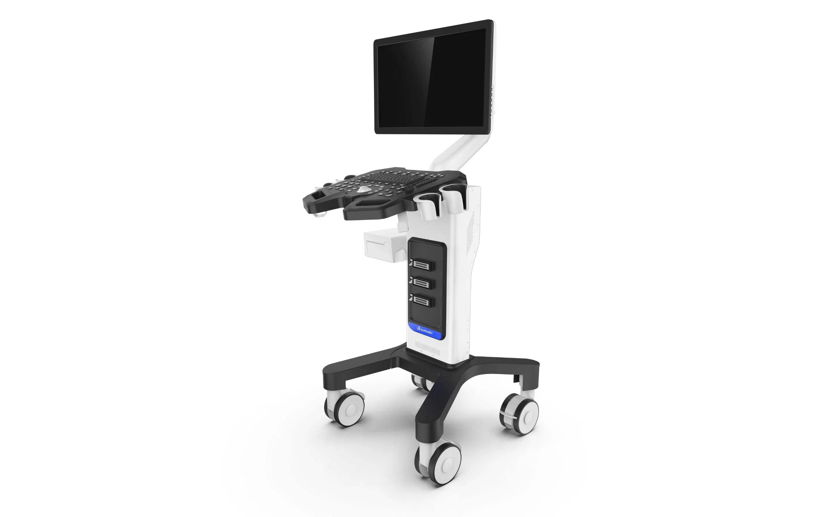 Mobile Cart Trolley 2D Carotid Artery Vascular Doppler Ultrasound Scanner