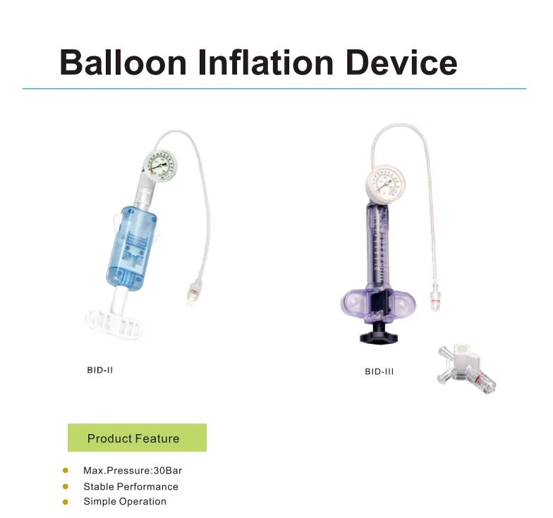 Angioplasty Balloon Inflation Device