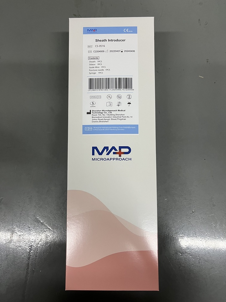 Microapproach Disposable Femoral or Trans Radial Vascular Access Introducer Sheath